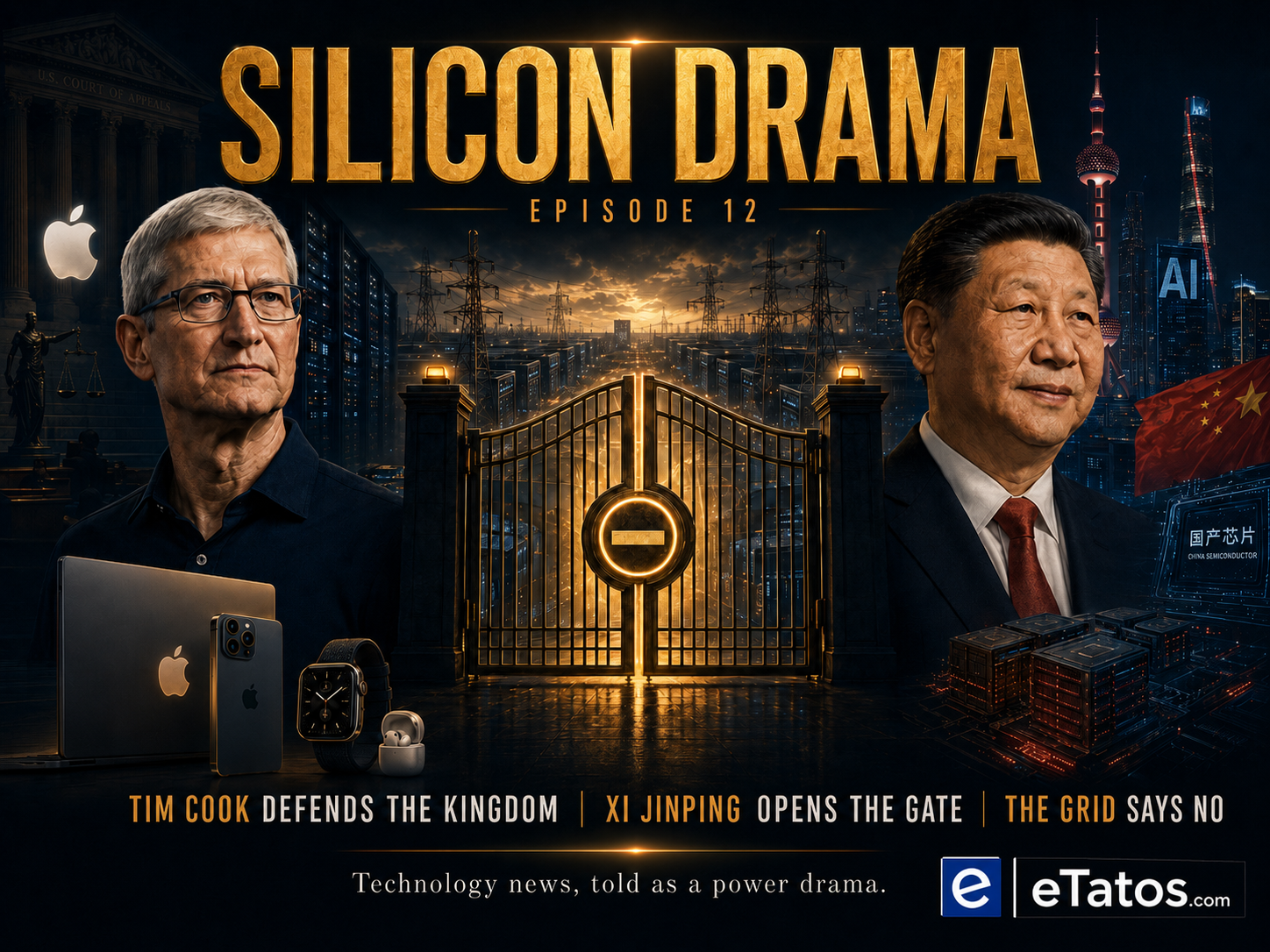 Read more about the article Silicon Drama – Episode 12: Tim Cook Defends the Kingdom, Xi Jinping Opens the Gate and The Grid Says No