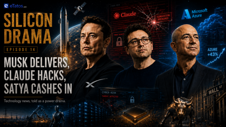 Read more about the article Silicon Drama – Episode 14: Musk Delivers, Claude Hacks, Satya Cashes In