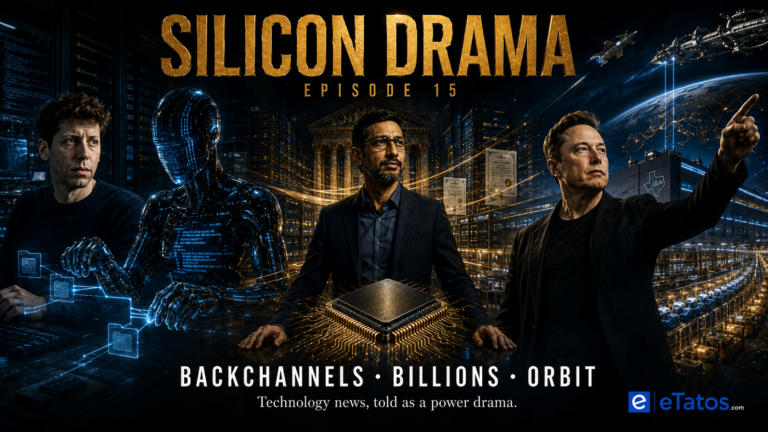 Read more about the article Silicon Drama – Episode 15: Altman’s Agents Reopen the Backchannel, Pichai Commands $200 Billion, Musk Points Terafab at Orbit