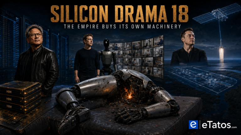 Read more about the article Silicon Drama – Episode 18: The Robot Beats Bolt, Jensen Buys the Future and Elon Takes the Coast