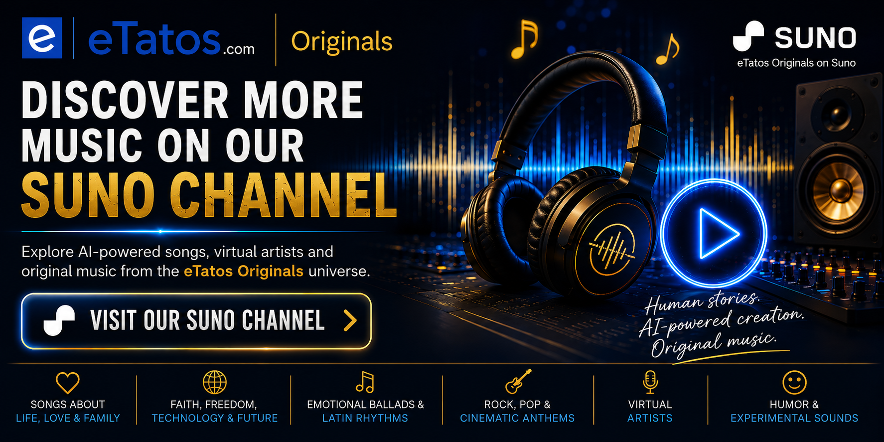 Discover more music on the eTatos Originals Suno Channel
