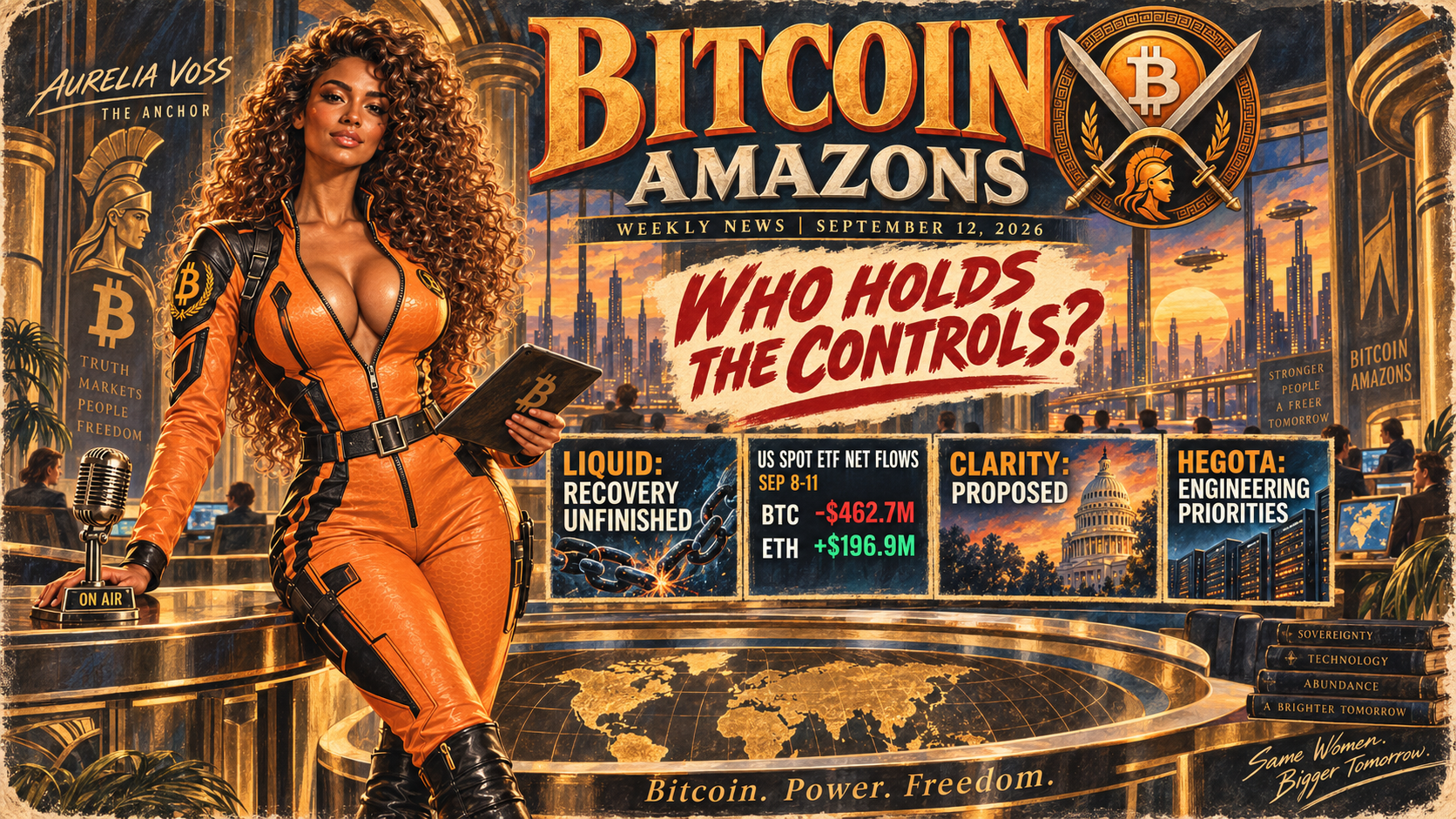Read more about the article Bitcoin Amazons Weekly: Who Holds the Controls?