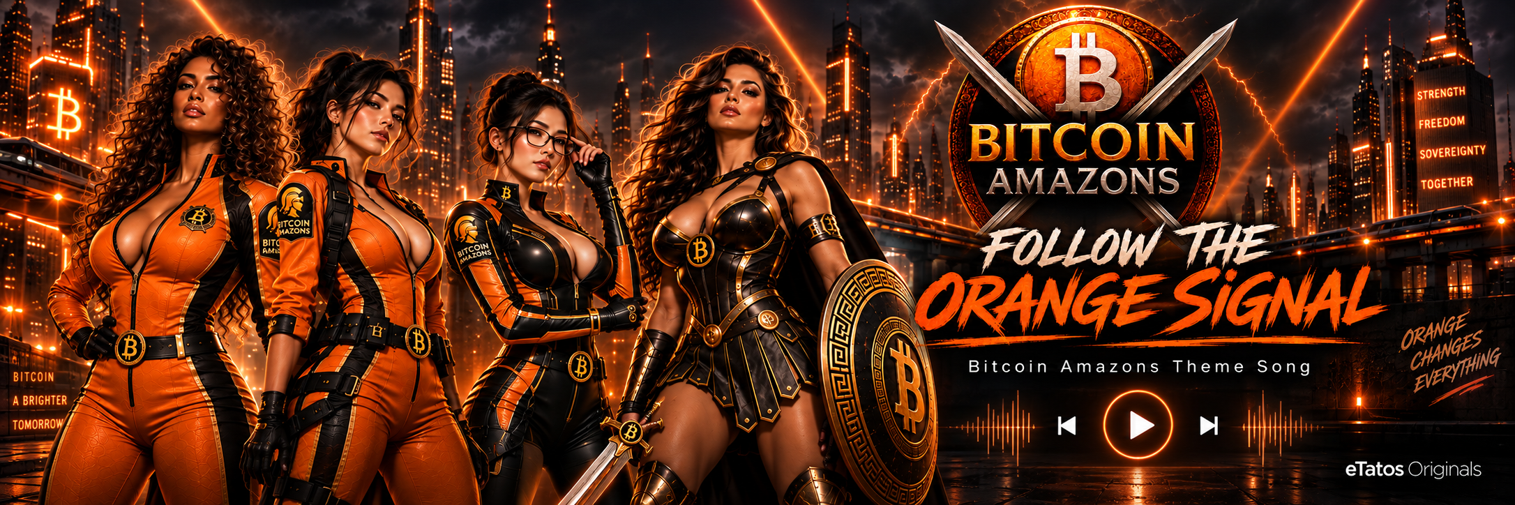 Bitcoin Amazons theme song artwork