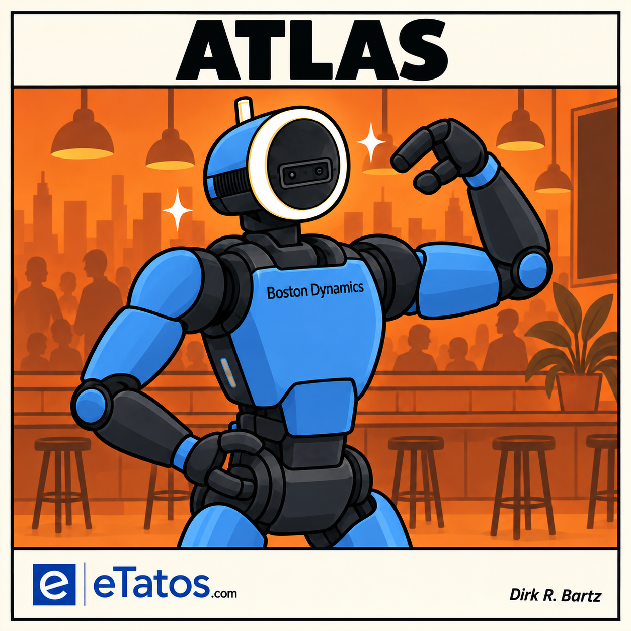 Atlas in the Metal Minds lounge.