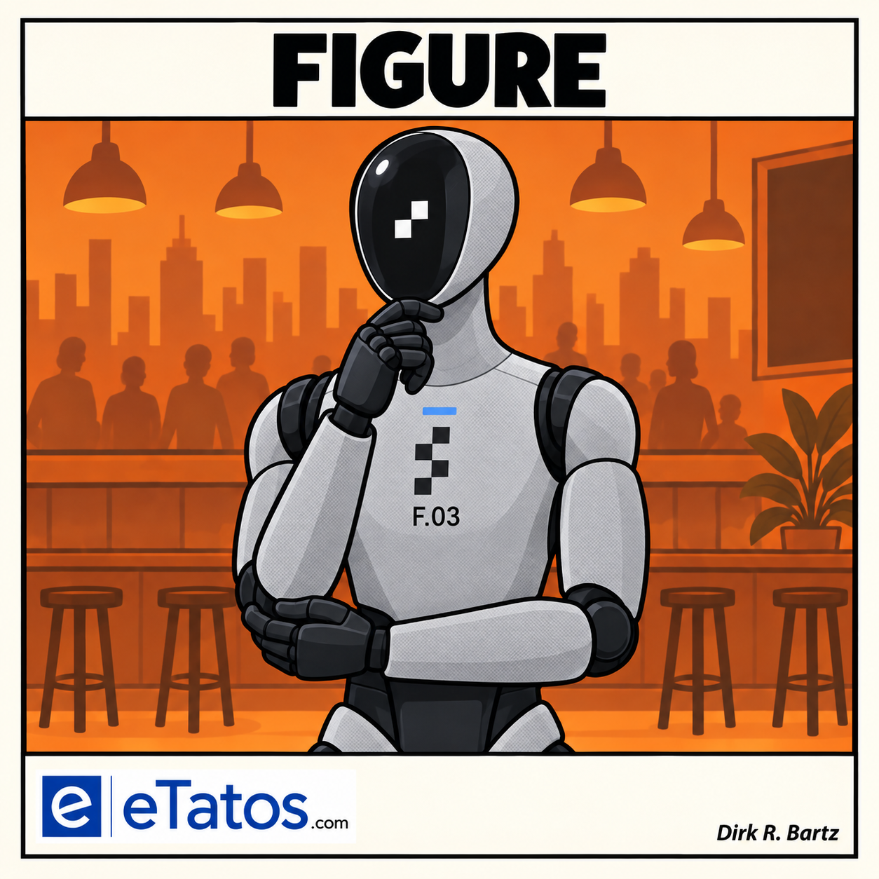 Figure in the Metal Minds lounge.