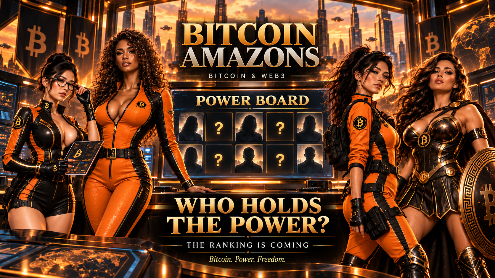 Read more about the article Who Holds the Power? The Bitcoin Amazons Unveil Their First Bitcoin & Web3 Power Board
